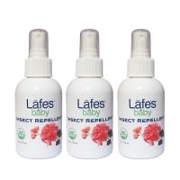 Lafes organic有機嬰兒防蚊液3入組+護唇膏*1