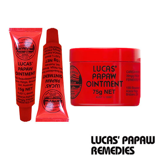 Lucas Papaw木瓜護唇膏X2＋木瓜膏（15克X2＋75克）