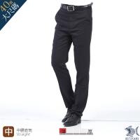 【NST Jeans】極簡內斂黑 羊毛x萊卡 斜口袋西裝褲(中腰)-391(6952)
