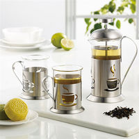 【妙管家】優質沖茶器組/泡茶組(一壺二杯) HKP-2-400-行動