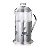【妙管家】特級不鏽鋼沖茶器/泡茶器1.1L HKP-1100-行動