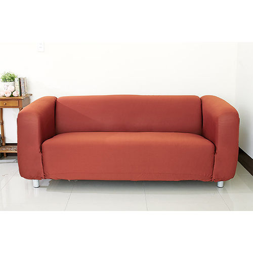 【Osun】一體成型防蹣彈性沙發套、沙發罩素色款典雅咖3人座