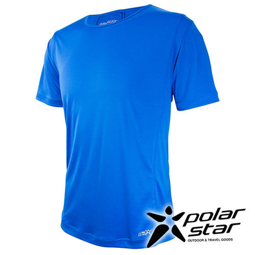 PolarStar 排汗快乾T恤 男『藍』台灣製造  P16117  運動 戶外 休閒 登山 露營 吸濕 排汗 快乾 台灣製造