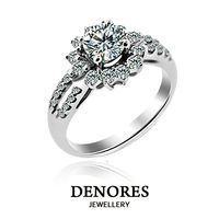 DENORES 話題 D/VS2 0.50克拉八心八箭頂級鑽戒