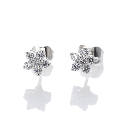 Dolly 優雅晶飾耳環 - 針式