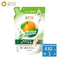 橘子工坊 溫和低敏碗盤洗滌液補充包430ml