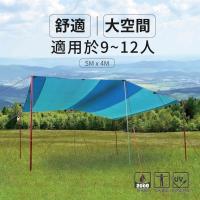 【OutdoorBase】大草原天幕炊事帳-OB21287 客廳 寢室 露營 野餐 戶外派對