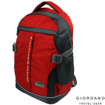 GIORDANO ~ 佐丹奴 二代經典休閒旅行後背包 (紅 )