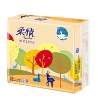 【柔情】抽取100抽*12包*7袋-杏仁果油添加/箱