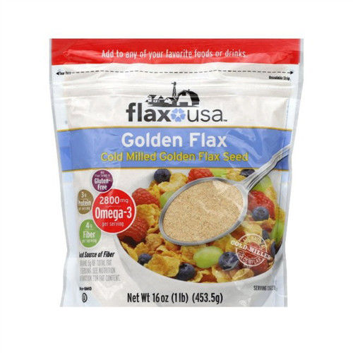 《Flax usa亞麻之鄉》低溫研磨黃金亞麻籽粉(454g)  