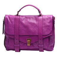 Proenza Schouler PS1 Large D1山羊皮手提斜背包(大-紫羅蘭-展示品)