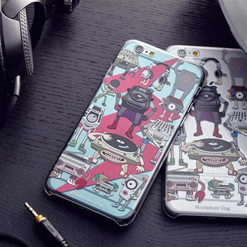 【HeadphoneDog】耳機狗音響人iPhone手機殼-行動