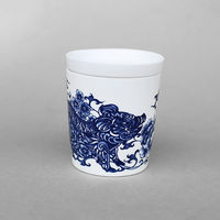 【青花皇后楊莉莉】生肖杯-豬(諸事平安)