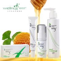 WellnuX維妮舒NV5⁺全能高效組-浴潔露+原液芬露+潤白凝膠+長效菁華(5ml x 4支)