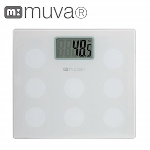 muva圓圓樂電子體重計 (典雅白)