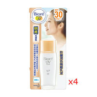 Biore蜜妮 防曬潤色隔離乳液(明亮光透色)SPF30/ PA++ (4入)