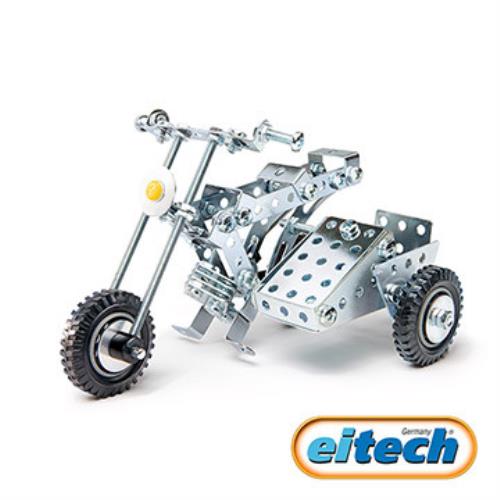 【德國eitech】益智鋼鐵玩具-三輪重型機車 C85