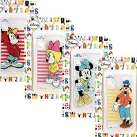 【Disney】Sony Xperia M5 橫條系列 彩繪透明保護軟套