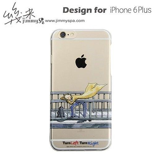 幾米 iphone 6/6S PLUS 5.5吋 透明手機殼-天橋男孩