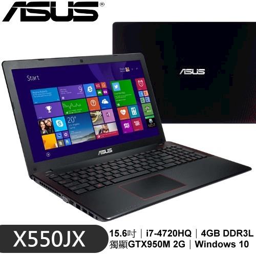 ASUS 華碩 X550JX 15.6吋FHD i7-4720HQ 獨顯GTX950 2G Win10電競高效能筆電