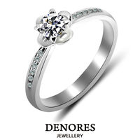 DENORES 迷漾花語 0.30克拉八心八箭完美車工美鑽戒