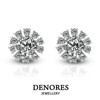 DENORES 綻陽 GIA F/VS2 30分天然鑽石耳環