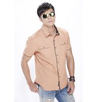 ST.MALO名牌經典涼夏亞麻男襯衫