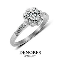 DENORES 『燦漾繽紛』0.50克拉八心八箭完美車工美鑽戒