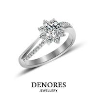 DENORES 『閃爍』GIA 0.50克拉F/VS2八心八箭鑽石戒指