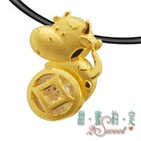 甜蜜約定十二生肖金墜-牛5536約重0.53