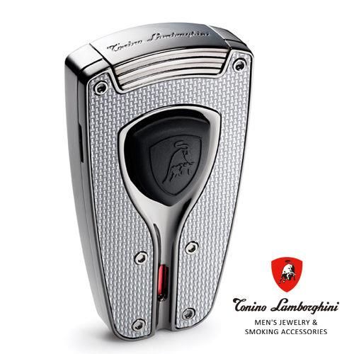 義大利 藍寶堅尼精品 - FORZA LIGHTER 極限競速 打火機(銀色) ★ Tonino Lamborghini 原廠進口 ★