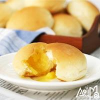 原味維也納麵包6入+爆漿餐包奶油、巧克力各10入