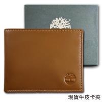 【Timberland】牛皮夾 多卡夾 品牌盒裝/棕色