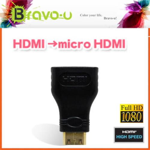 Bravo-u HDMI 母-MINI HDMI公 轉接接頭