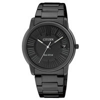 CITIZEN Eco-Drive 靜謐時光光動能腕錶(IP黑/32mm) FE6015-56E
