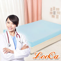 LooCa 物理防蹣防水床包式保潔墊MIT-加大6尺(共3色)