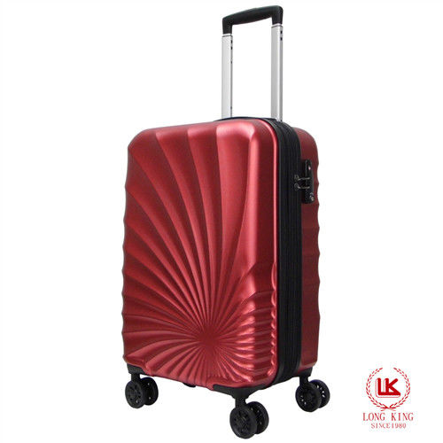 【LONG KING】20吋PET強韌材質行李箱 LK-8014/20-紅
