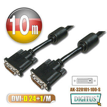 曜兆DIGITUS DVI-D (24+1)*10公尺圓線(公-公)