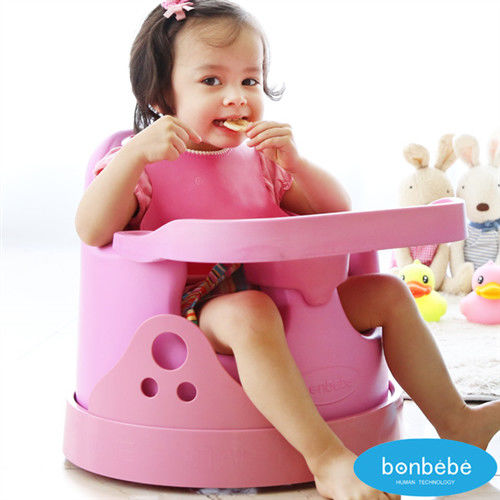 韓國Bonbebe-360度歡樂多功能幫寶椅-蜜桃粉(SH11565)