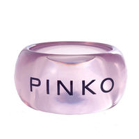 PINKO 紫色透明 LOGO 手環