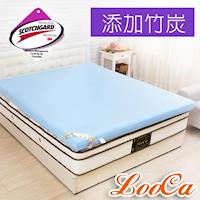LooCa 吸濕排汗彈力11cm記憶床墊 (單大3.5尺)