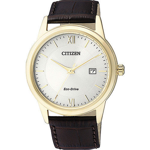 CITIZEN Eco-Drive光動能城市腕錶-金/40mm AW1232-12A