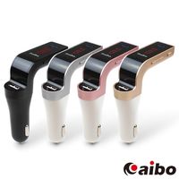 aibo 車用藍牙音樂FM播放發射器(免持通話/MP3播放)