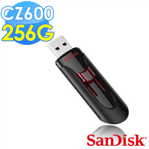 【Sandisk】CZ600 Cruzer Glide USB3.0 256G 隨身碟(公司貨)