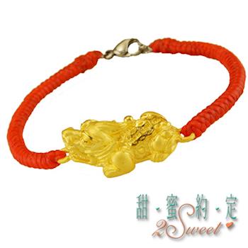 【甜蜜約定】甜蜜純金手鍊-約重1.78錢(HC-S1504)