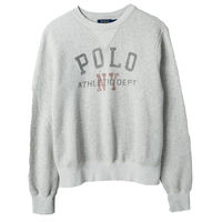 Ralph Lauren 男士圓領長袖棉T經典款 灰(S-XL)