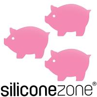 【Siliconezone】施理康Siconi環保矽膠任意貼-豬粉紅