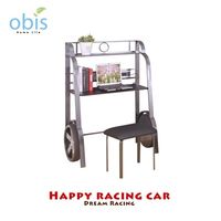 【obis】Kids Neverland 兒童書桌椅組-閃電賽車