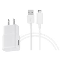 SAMSUNG GALAXY 5V/1.55A 原廠旅行充電器+S6/S6 Edge新版充電傳輸線組(台灣電檢-密封袋裝)