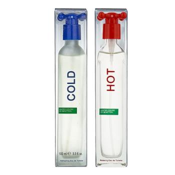 BENETTON COLD 班尼頓冷熱水男女性淡香水 100ml×2